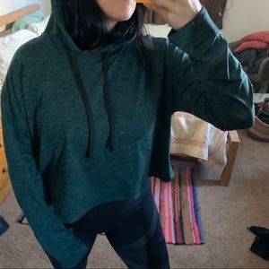 We/Me Zen Hoodie in Dark Green